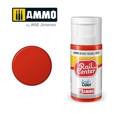 Ammo Rail Center Acrylic Color R-0037 Signal Red