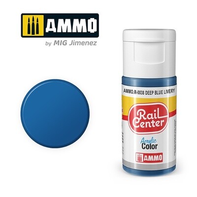 Ammo Rail Center Acrylic Color Deep Blue Livery R-0038