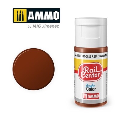Ammo Rail Center Acrylic Color R-0029 Red Brown