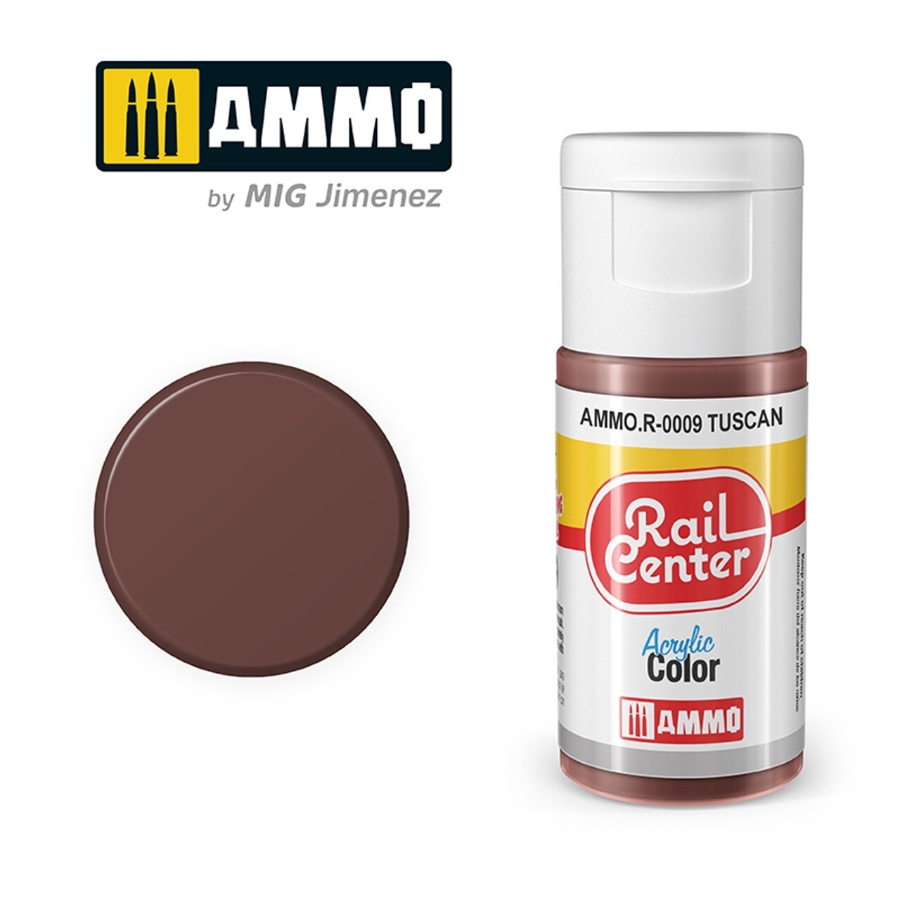 Ammo Rail Center Acrylic Color R-0009 Tuscan