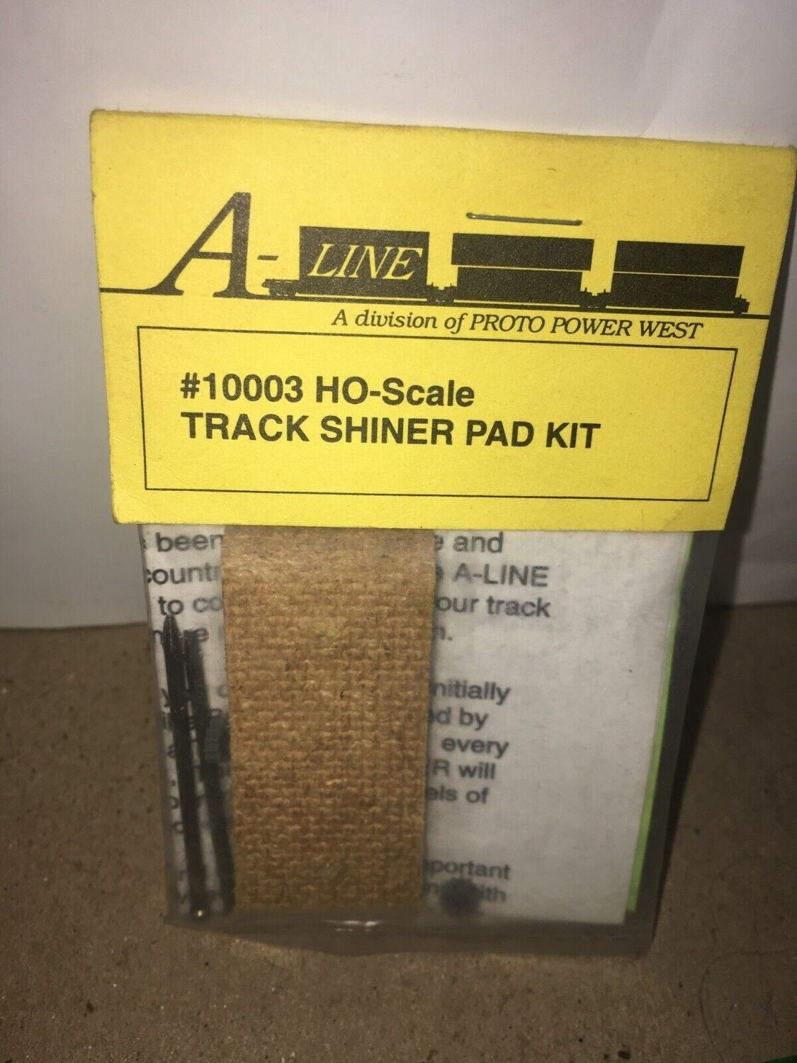 A-Line 10003 HO Scale Track Cleaner Wiper Pad Kit