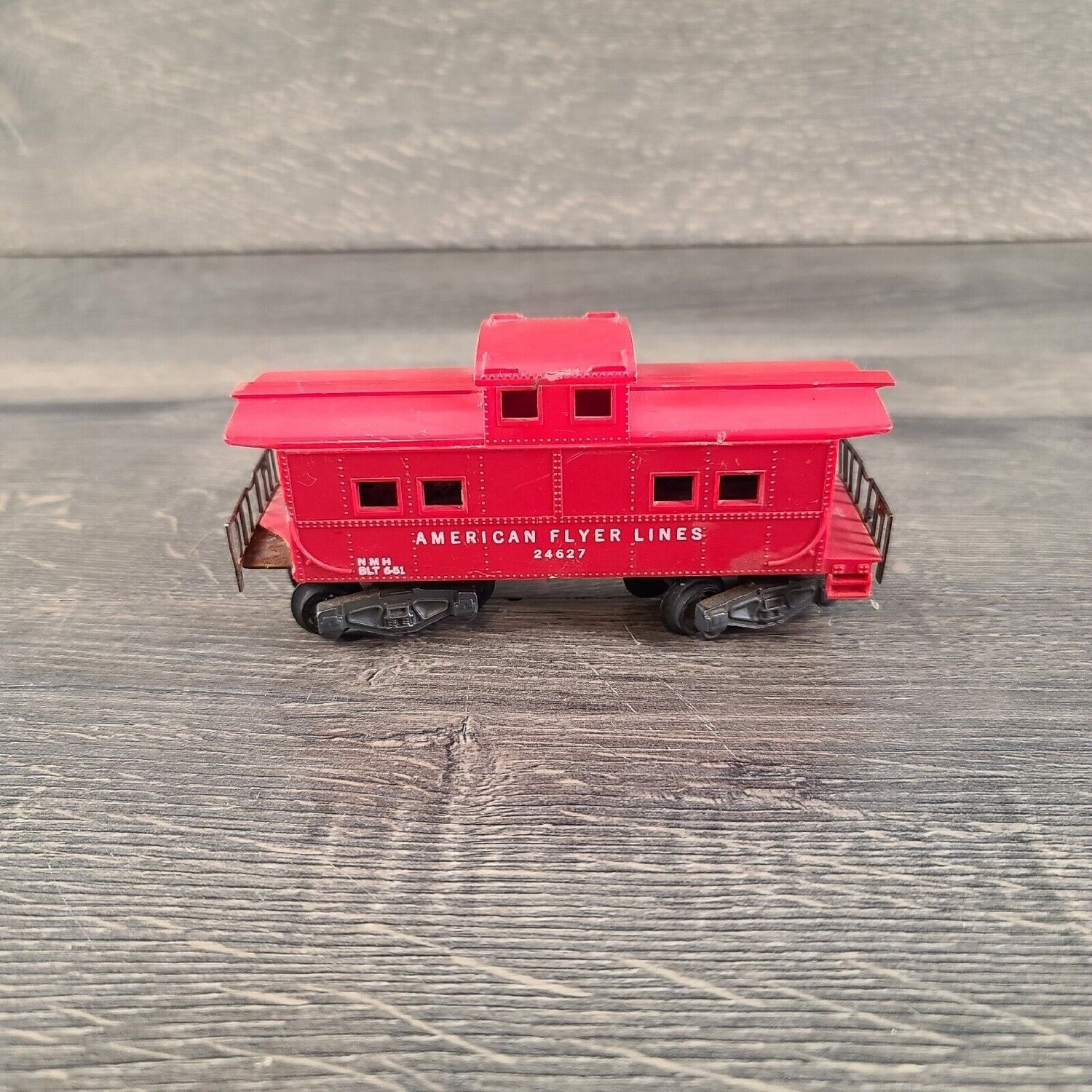 Used Vintage American Flyer 24627 Red Caboose S Gauge