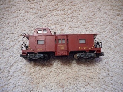 Used Vintage American Flyer 935 Red Caboose S Gauge