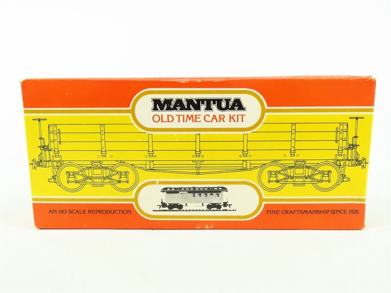 Mantua HO 805-49 Old Time Kit CPRR GA Cntrl 1860 Box Car