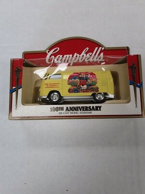 Campbell’s Condensed Soup100th Anniversary Die-Cast 1997 Souvenir Van Collectible