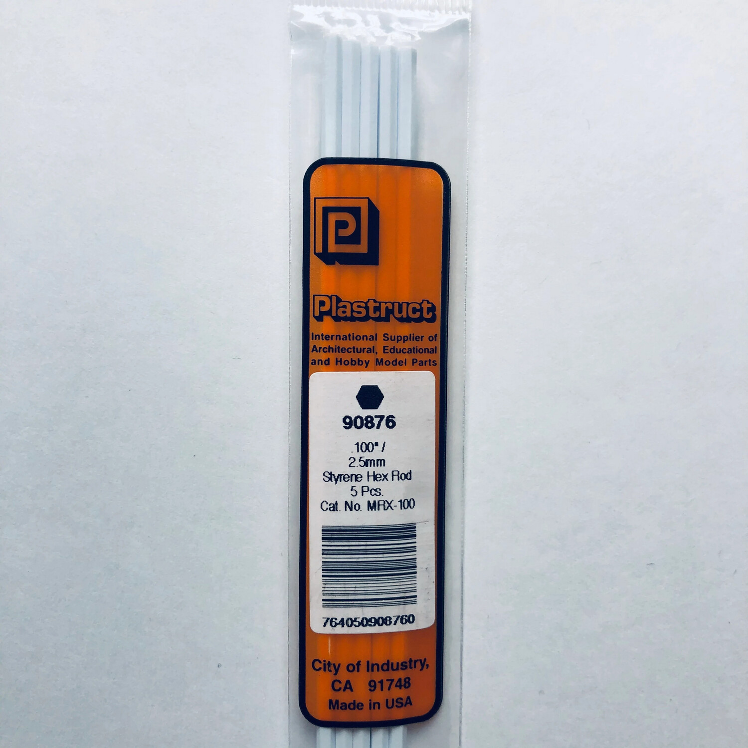 Plastruct 90876 100x10&quot; Package of 5