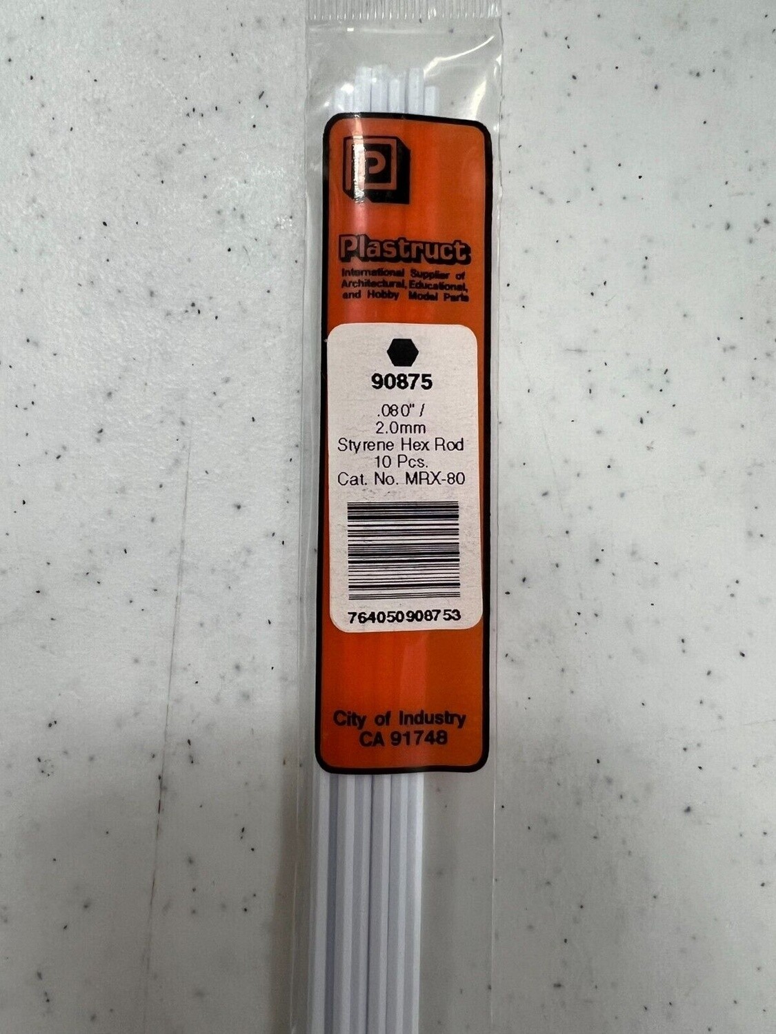Plastruct 90875 .080 x 10&quot; Package of 10