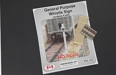 Osborn HO 1019 Whistle Posts Kit 5-pk