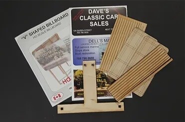 Osborn HO 1023 V-Shaped Billboard Kit