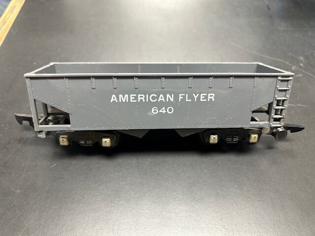 Used American Flyer 2-Bay Hopper #640