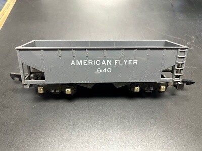 Used American Flyer 2-Bay Hopper #640