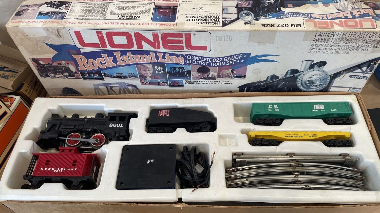 Used O Lionel 08126 Rock Island Line Train Set