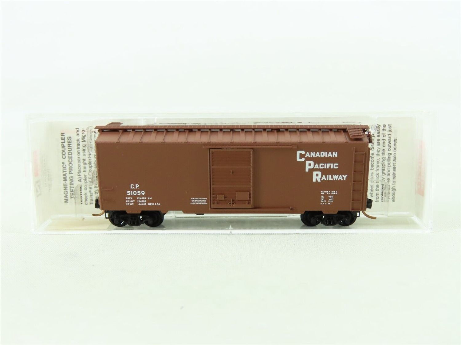 Used N Micro-Trains 20436/2 Canadian Pacific 40&#39; Standard Box Car
