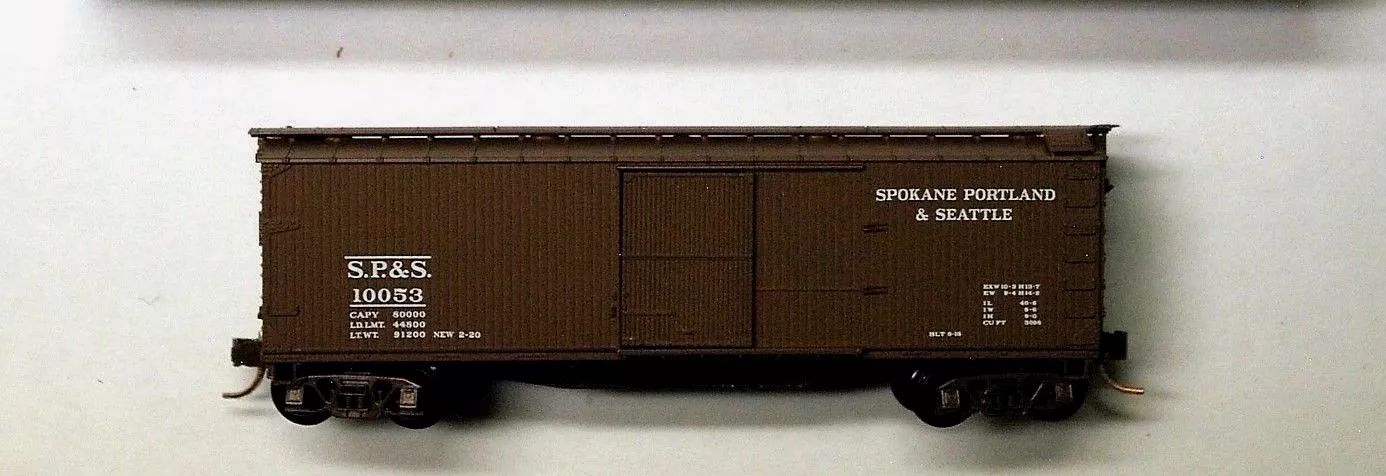 Used N Micro-Trains 39230 SP&amp;S 40&#39; Double-Sheathed Wood Box Car