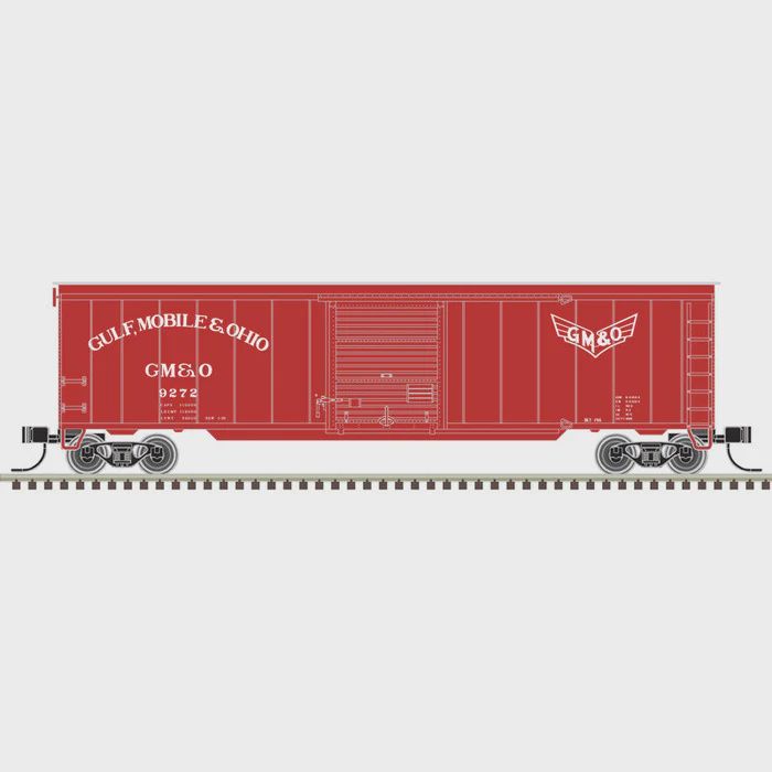 Used Atlas N 50006915 50' Single-Door Boxcar - GM&amp;O #9272