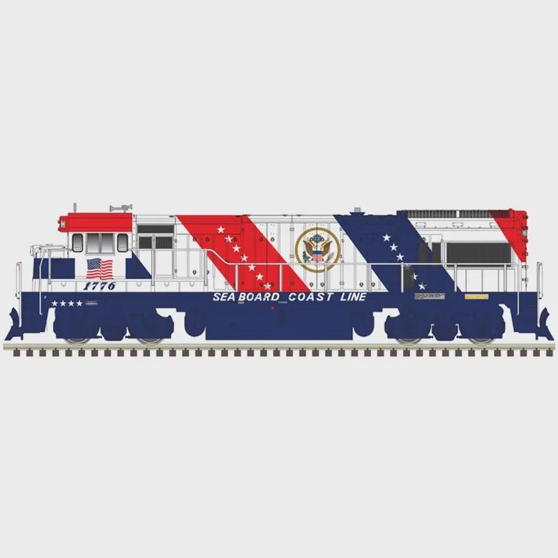 Atlas N 40005954 Master U33/36B &quot;Seaboard Coast Line&quot; (Bicentennial DCC Ready Road #1776