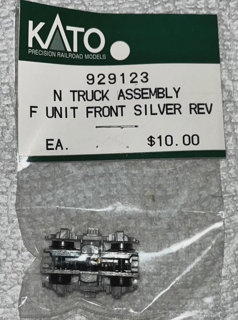 Kato N 929123 F Unit Front Truck, Silver (Rev)