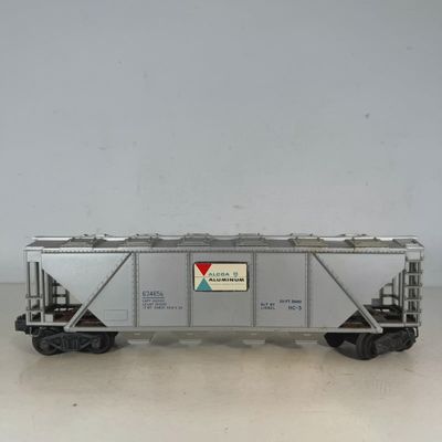 Used O Lionel Postwar Alcoa Aluminum Covered Hopper #634656