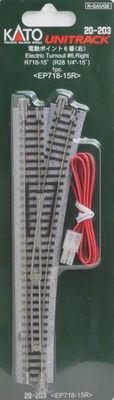 Used N Kato 20-203 #6 Electric Turnout Switch w/Digitrax Decoder Installed