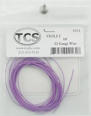 TCS Wire 20' Violet 32 Gauge Wire #1225