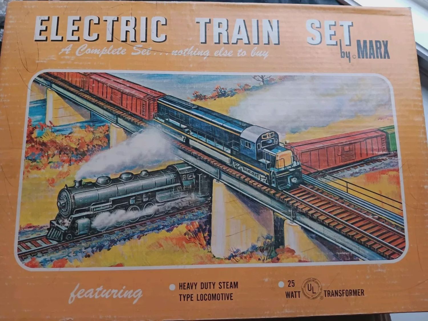 Used O Marx Electric 4965 Train Set With Original Box