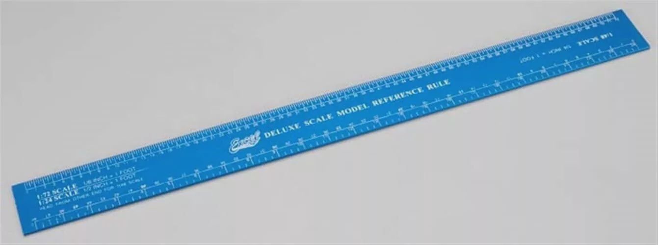 Excel 55779 Deluxe Scale Model Ruler, Aluminum
