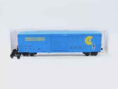 Used  N Micro-Trains 25140 Corinth &amp; Counce 50&#39; Rib Side Boxcar Road #6407