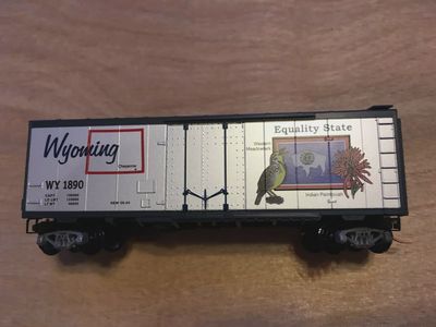 Used N Micro-Trains WY1890 Wyoming State Car