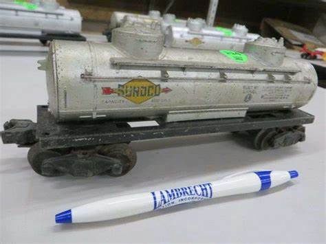 Used lionel sunoco tanker rough