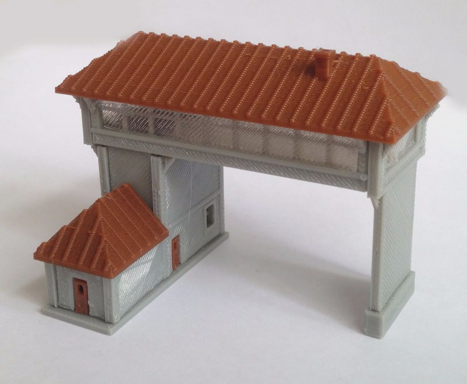 Outland Models BK501D Overhead Signal Tower (Double Track) Z Scale Train Railway Layout