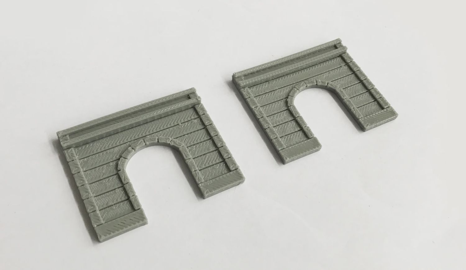 Outland Models BC502A Tunnel Portal / Retaining Wall Z Gauge Train Railroad Layout