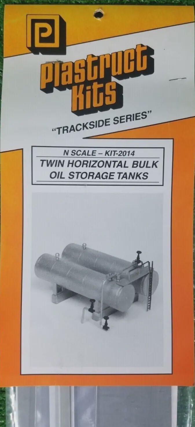 Plastruct 2014 N Scale Twin Storage Tanks