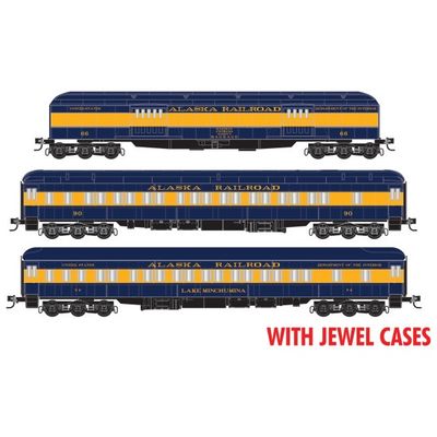 Micro-Trains 983 02 257 N Scale Alaska Railroad Hvwt 3-pk
