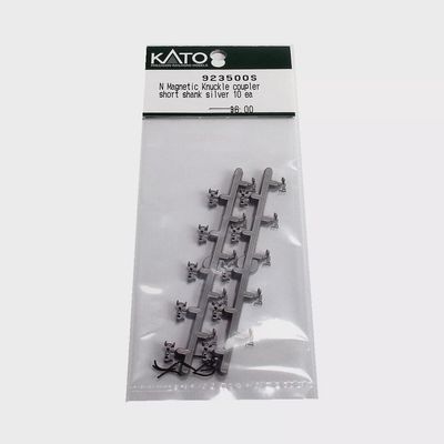 Kato N 923500 Magnetic Knuckle Coupler, Short Shank, (10) Black