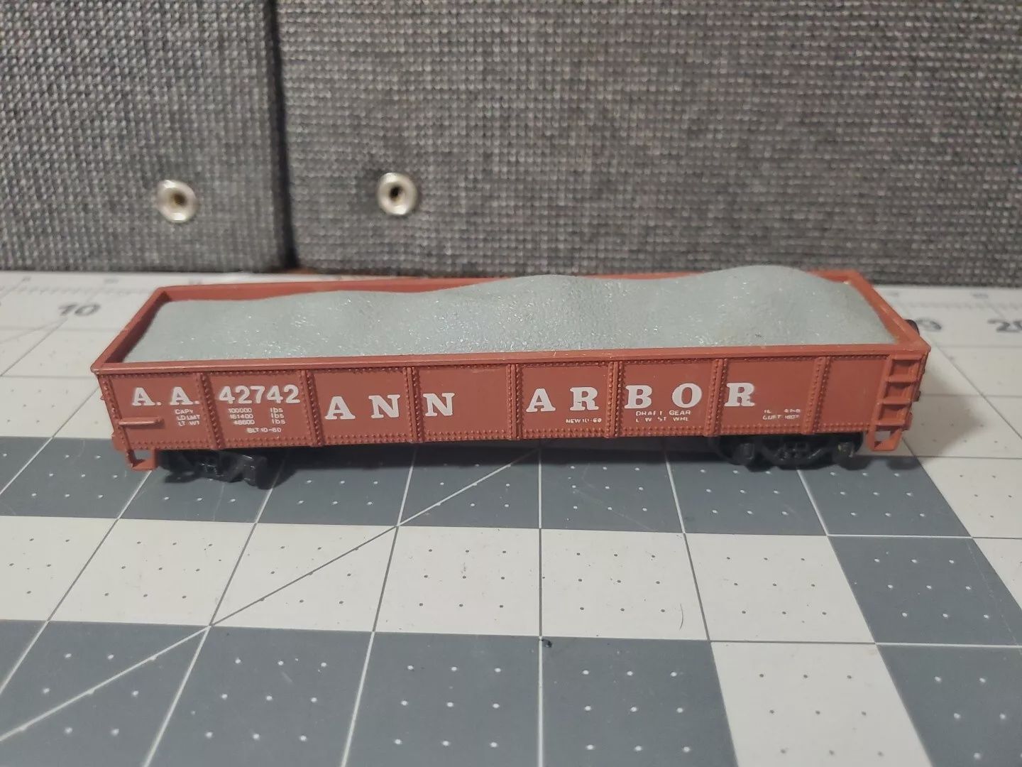 Used HO AHM 42742 Ann Arbor/A.A. Gondola Car with Load