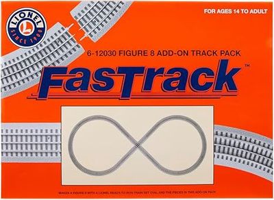 Lionel O 6-12030 FasTrack Figure-8 Add-On Track Pack