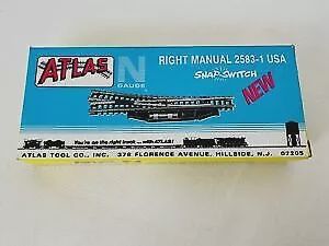 Atlas N 2583-1 Right Hand Manual Snap Switch Turnout