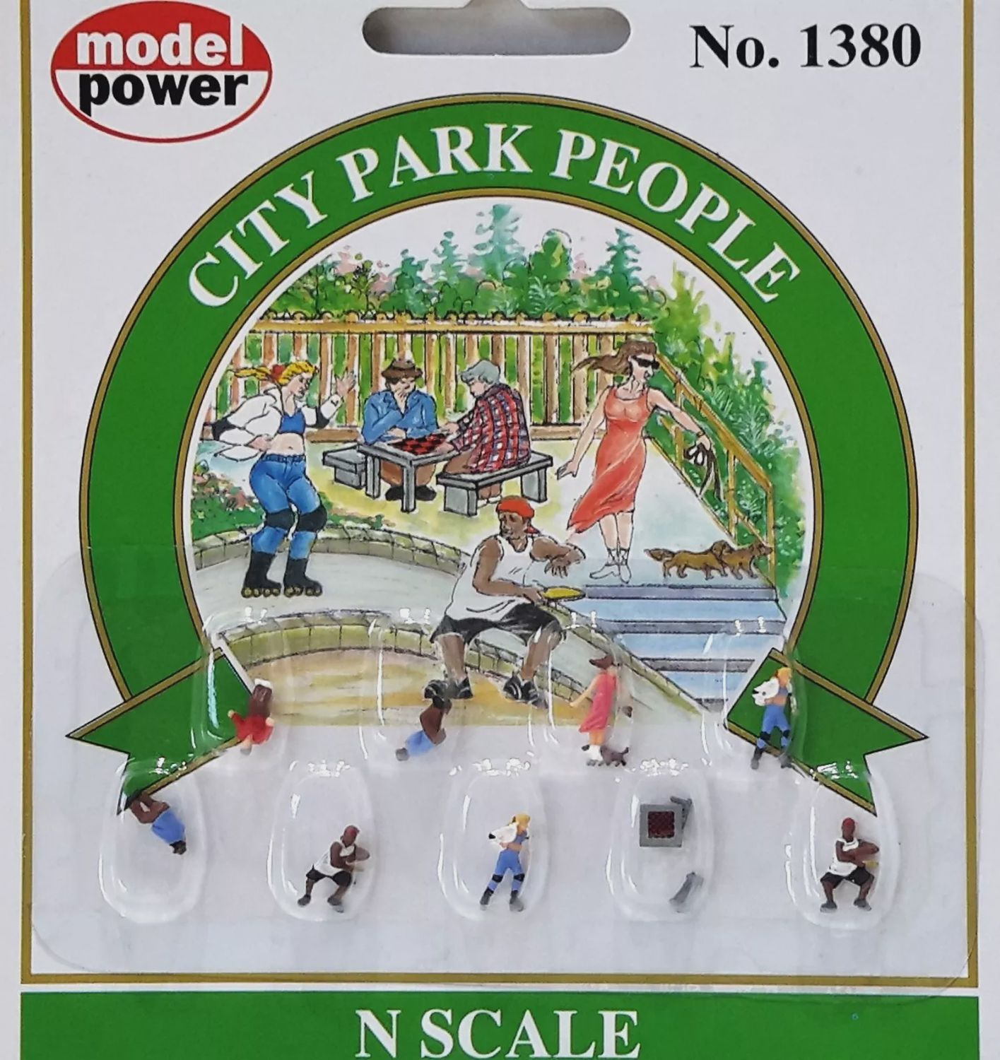 Model Power N Figures &#39;City Park People&#39; Item #1380