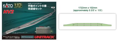 Kato HO 3-112 HV2 Siding w/Switches