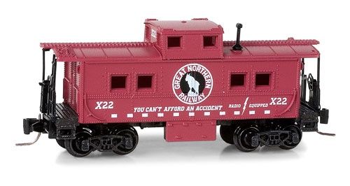 Used Micro-Trains - 535 00 150 - Caboose, Cupola, Steel - Great Northern - X22