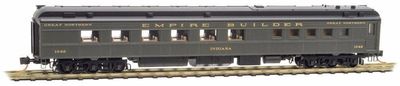 Used N Micro-Trains GN #1048 80&#39; heavyweight Diner Car (Indiana)