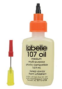 Labelle 1071 #107 Plastic Motor Oil Med 1/2oz