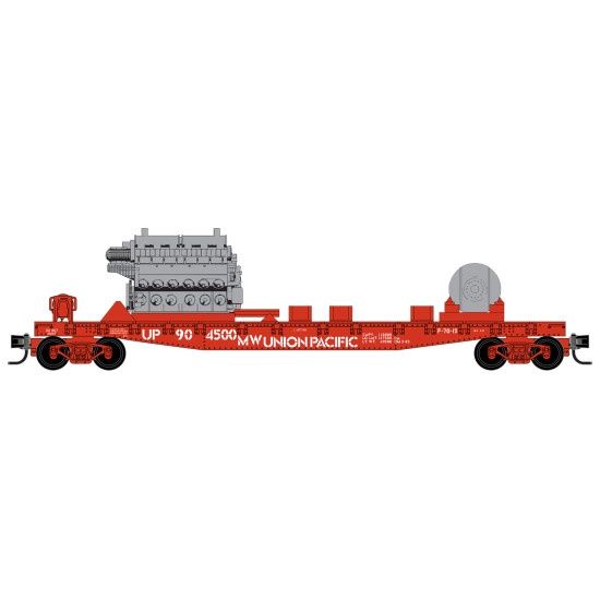 Micro-Trains 045 00 810 N Scale UP Single Flatcar w/Ld