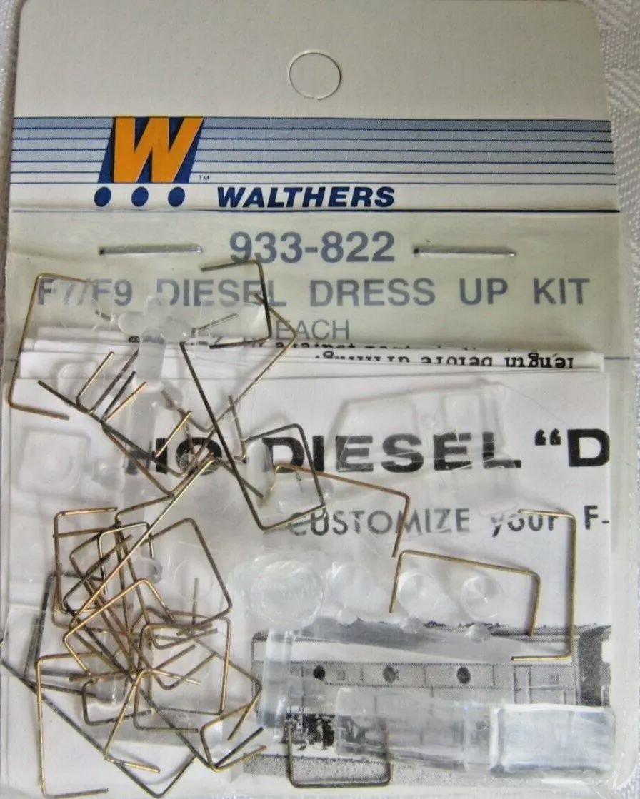 Walthers HO 933-822 Diesel Detail Dress Up Kit F7/F9