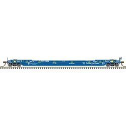 (Pre-Order) Atlas N 50007038 Master 53' Rebuilt Well Car FEC (Blue) Road #74150