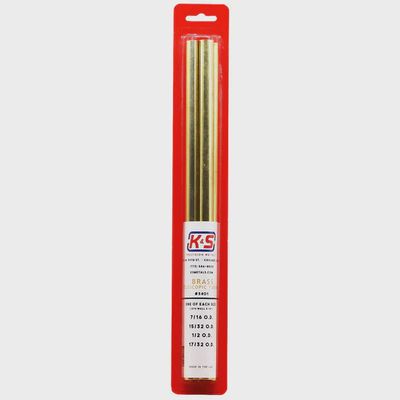 K&amp;S #3401 Round Brass Telescopic Tubing Assortment *Medium (4 Pieces)