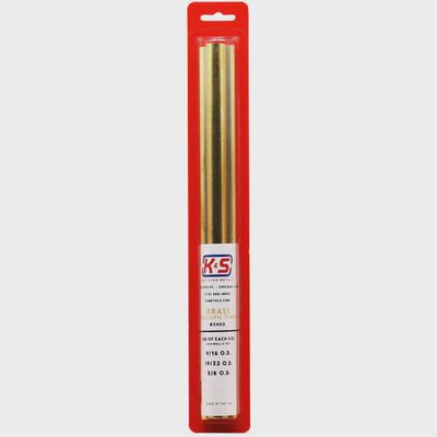 K&amp;S #3402 Round Brass Telescopic Tubing Assortment *Large (3 Pieces)