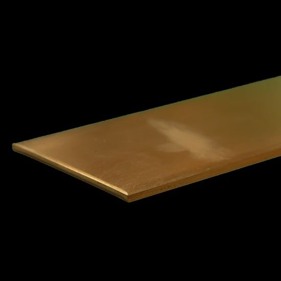 K&amp;S #8229 Brass Strip: 0.093&quot; Thick x 2&quot; Wide x 12&quot; Long (1 Piece)