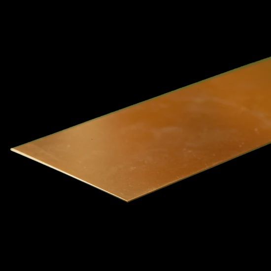 K&amp;S #8244 Brass Strip: 0.032&quot; Thick x 2&quot; Wide x 12&quot; Long (1 Piece)