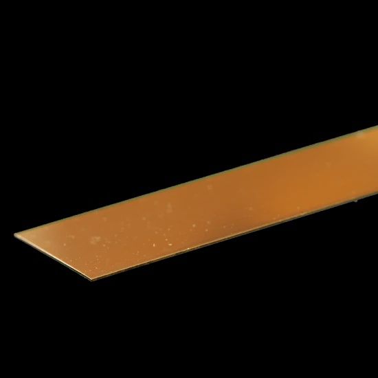 K&amp;S #8232 Brass Strip: 0.016&quot; Thick x 1&quot; Wide x 12&quot; Long (1 Piece)